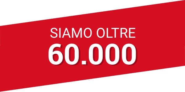 Siamo oltre 60.000